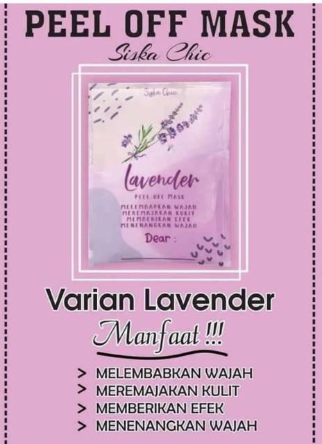 Peel Off Mask By Siska Chic Shopee Indonesia