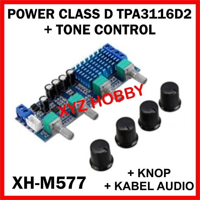 XH-M577 TPA3116D2 Power Class D + Tone Control Stereo TPA3116 3116 577