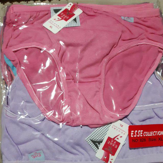 GROSIR 1 Lusin / 12Psc CD CELANA DALAM WANITA ESSE TERMURAH-Esse XL (Lusin)