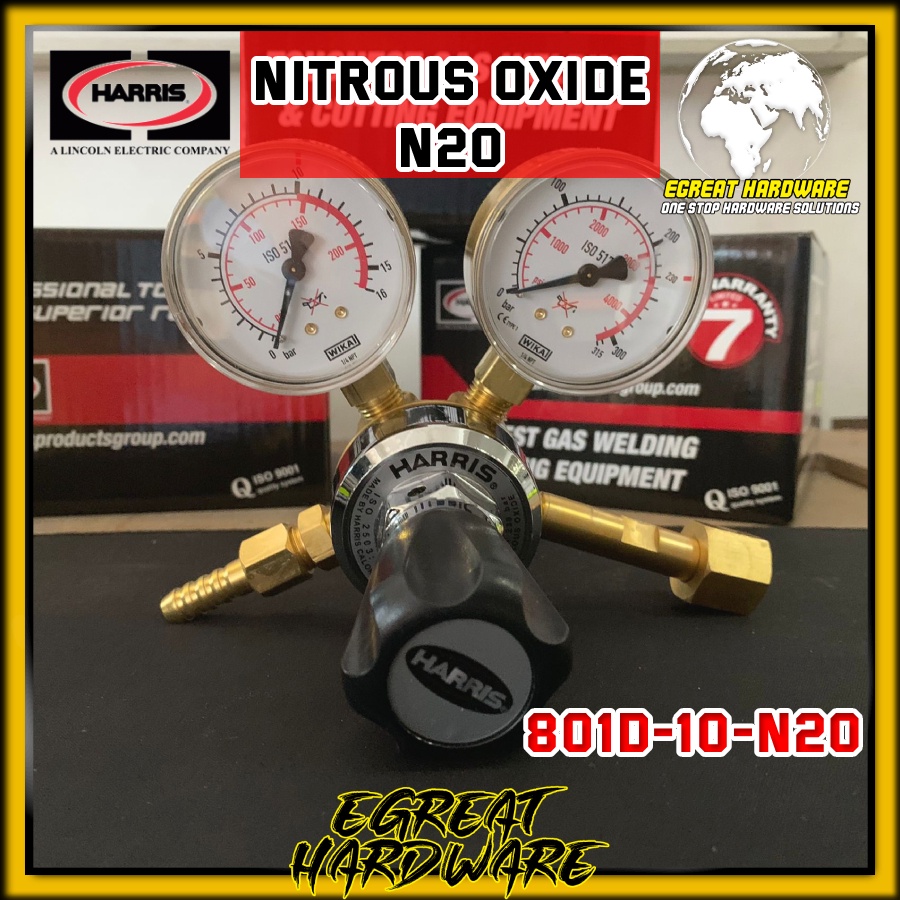 Regulator Nitrous Oxide HARRIS 801D-10-N2O 230 Bar Single Stage