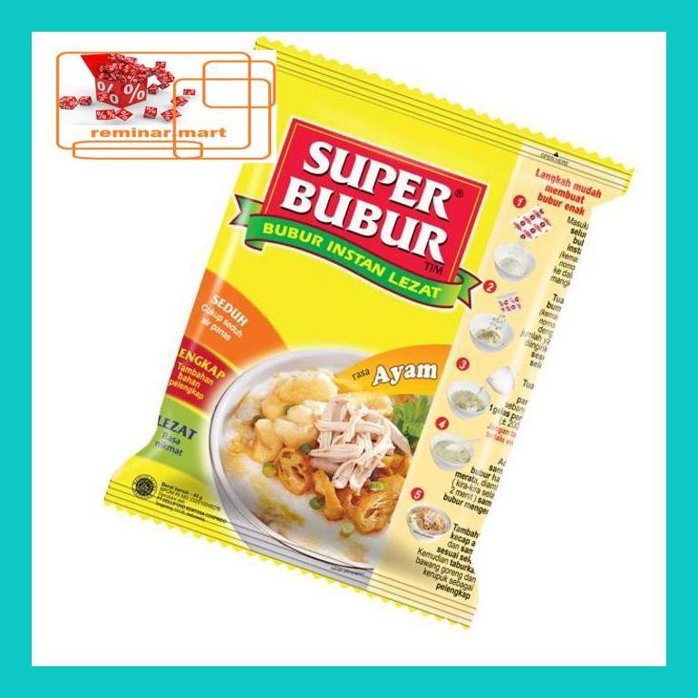 

S0Bers Super Bubur Ayam Single 45 Gr Ric0S50B