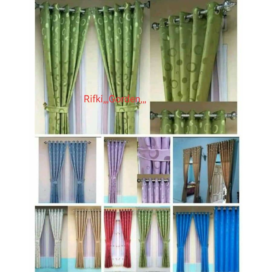 gorden polos model semokring gorden jendela minimalis gorden pintu