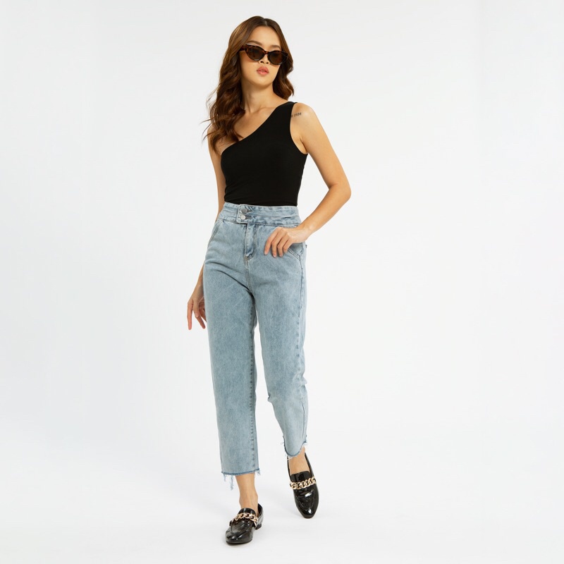 VIERLIN - Jeans 9502 - HW BOYFRIEND JEANS