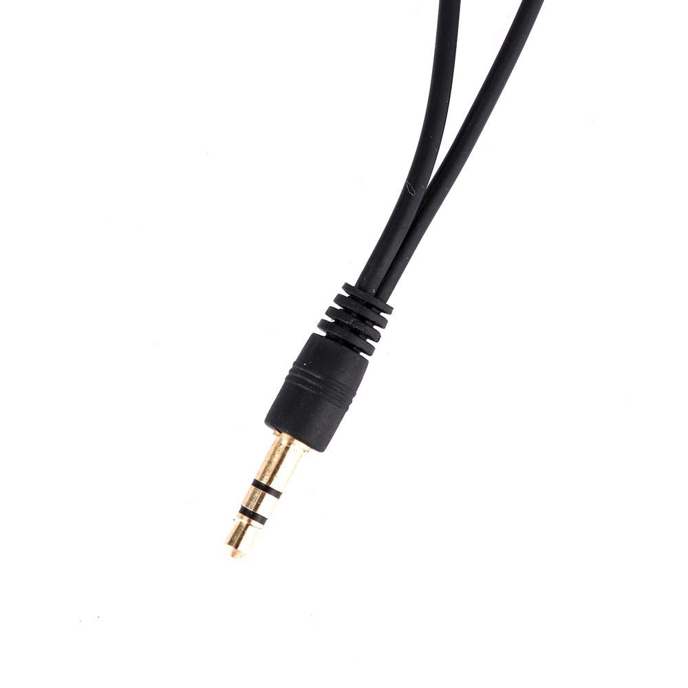 QUINTON Media Earphone Jack Y Splitter Cable Laptop MP3 Earphone Volume Control Switch Audio Cable One-Divided-two Extention Black High Quality 3.5mm Male To 2 Female Stereo/Multicolor