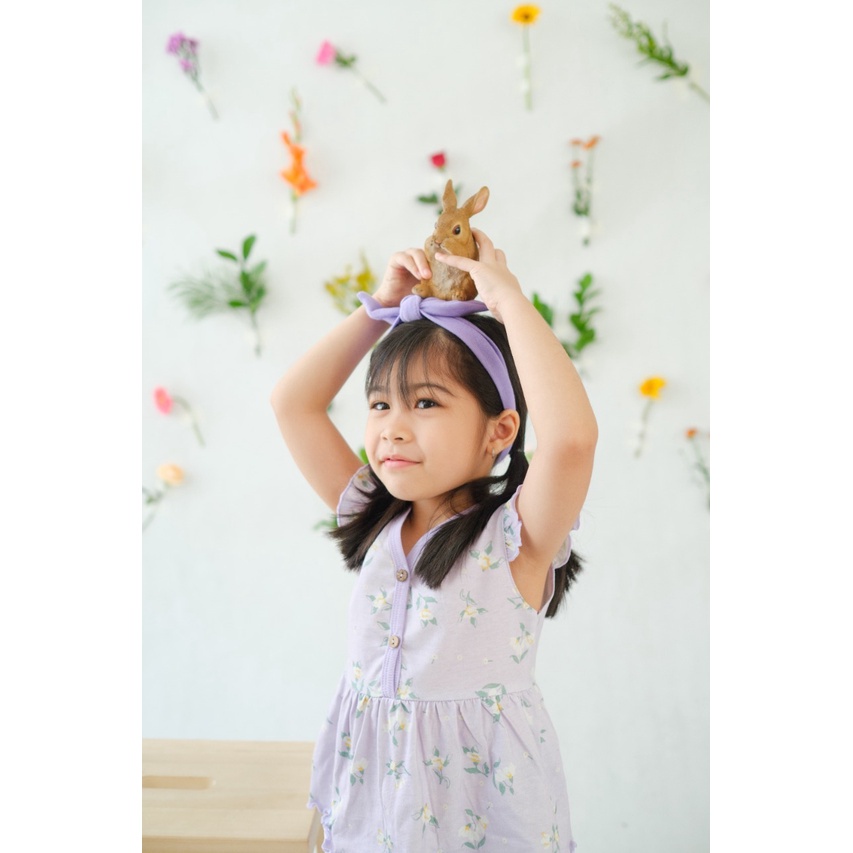 BOHOPANNA Ruffle Set Setelan Anak Perempuan Motif 0-6 Tahun