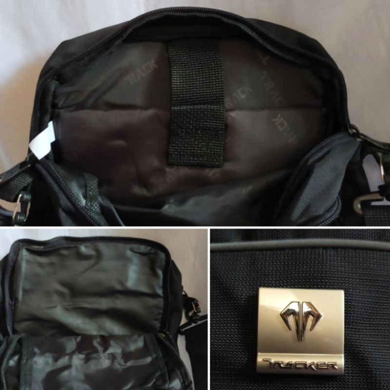 Tas selempang pria - travel pouch ukuran 9 inch - Track by Tracker 20TR611 - 20TR607 original free rain cover