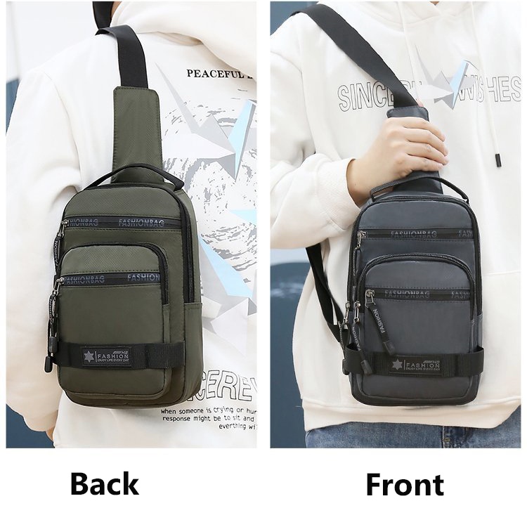 Highland Tas Selempang Pria Waterproof Sling Bag Pria Modis Tas Pria Santai TS705