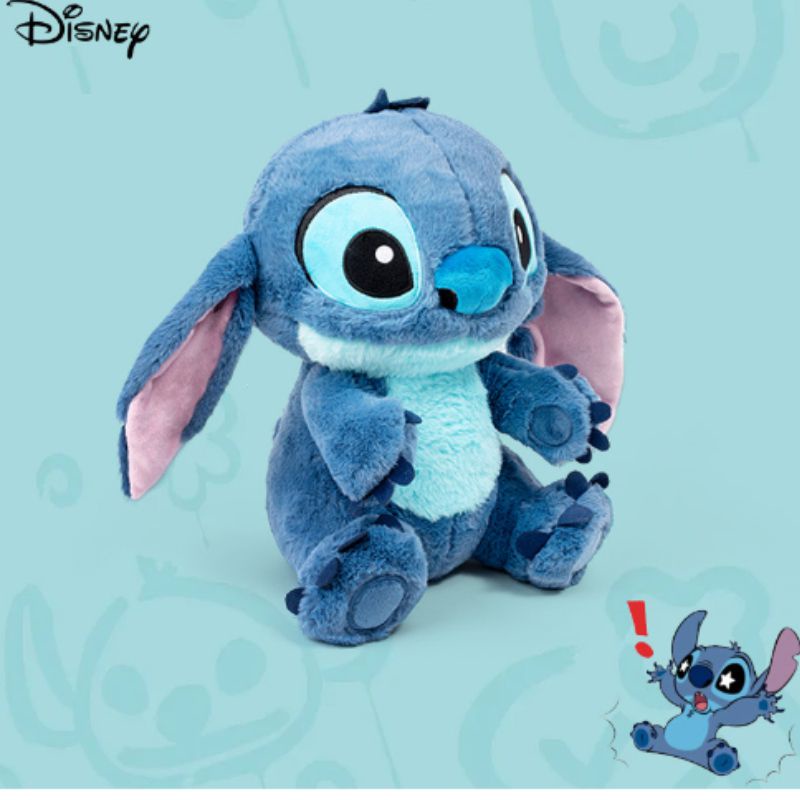 Disney Stitch Plush Toy Lilo &amp; Stitch Cartoon Stuffed Soft Stitch Stress Relief Doll Car Pillow Comforting Toy Kids Xmas Gift