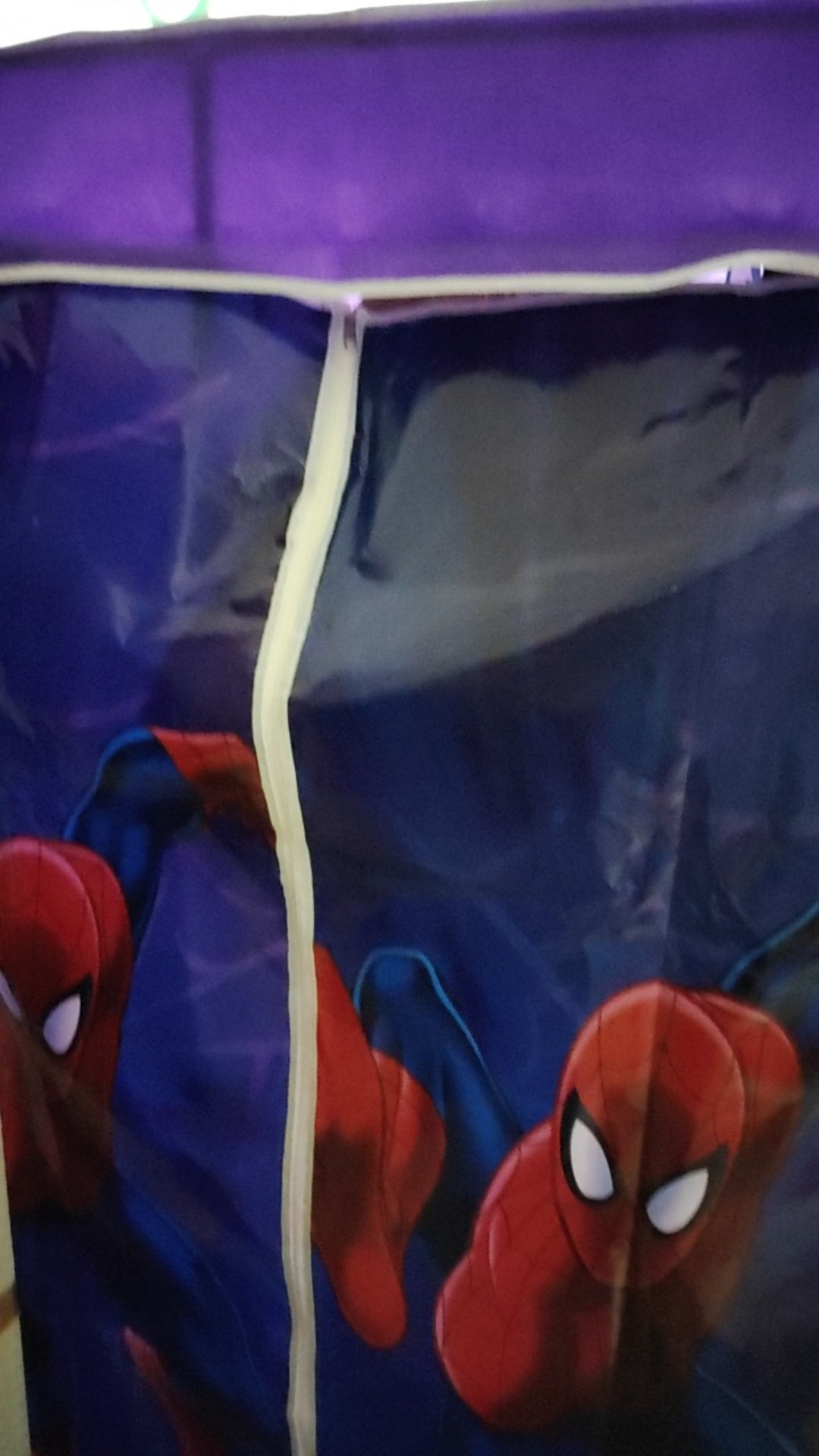 Shenar,lemari Baju Plastik Pakaian Anak Bayi/lemari Kain Portable-105 Ciss (buka Samping) Karakter