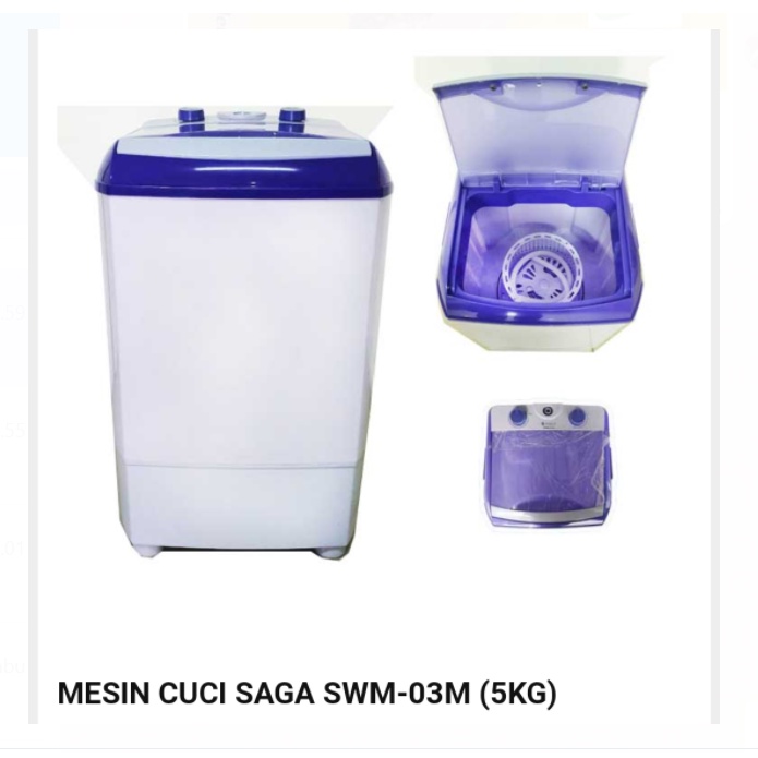 Mesin Cuci Saga Portable SWM-03