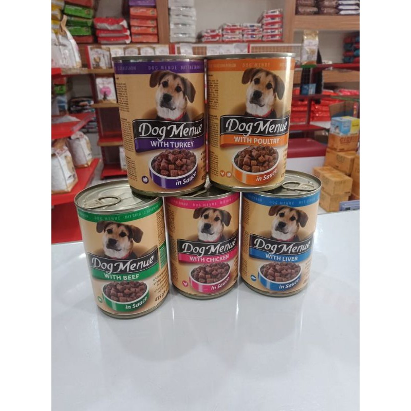 Makanan Anjing Dog Menue Kalengan 415Gr