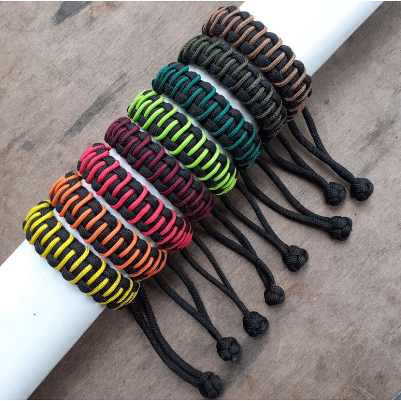 Gelang Paracord Gelang Tali Gelang Pria Gelang Wanita Gelang Bracelet bukan Prusik