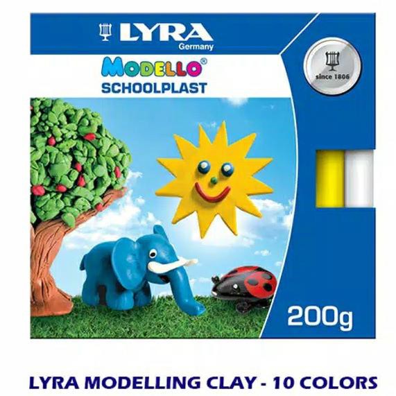 

Art / Lyra Modello Schoolplast 10 Colors Modelling Clay 200G