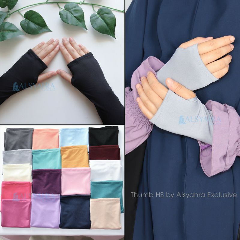 Sarung Tangan Premium/Handsock model jempol Ori By Alsyahara