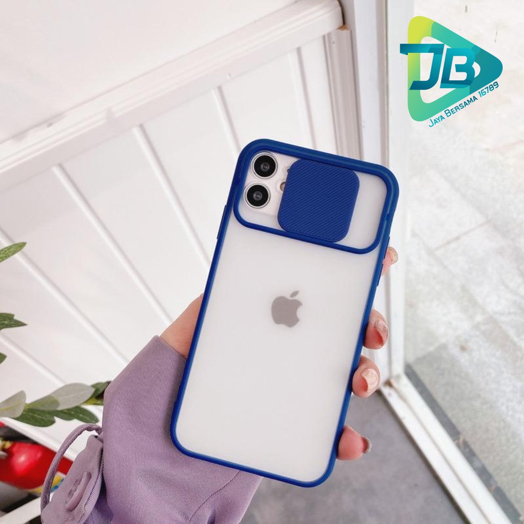 Softcase Slide Pelindung Kamera i phoneee 6 6+ 7 7+ 8 8+ Se 2020 X Xr Xs Max JB4724