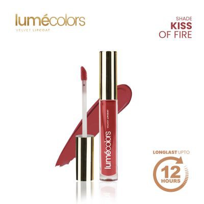 LIPSTIK HALAL ASLI LUMECOLORS velvet lipcoat - KISS OF FIRE - LUMECOLORS LIPSTIK