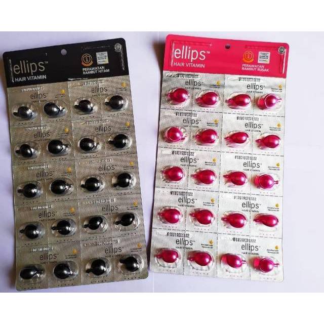 ⭐BAGUS⭐ ELLIPS HAIR VITAMIN RAMBUT 20pcs | Vitamin Rambut per Lembar-1