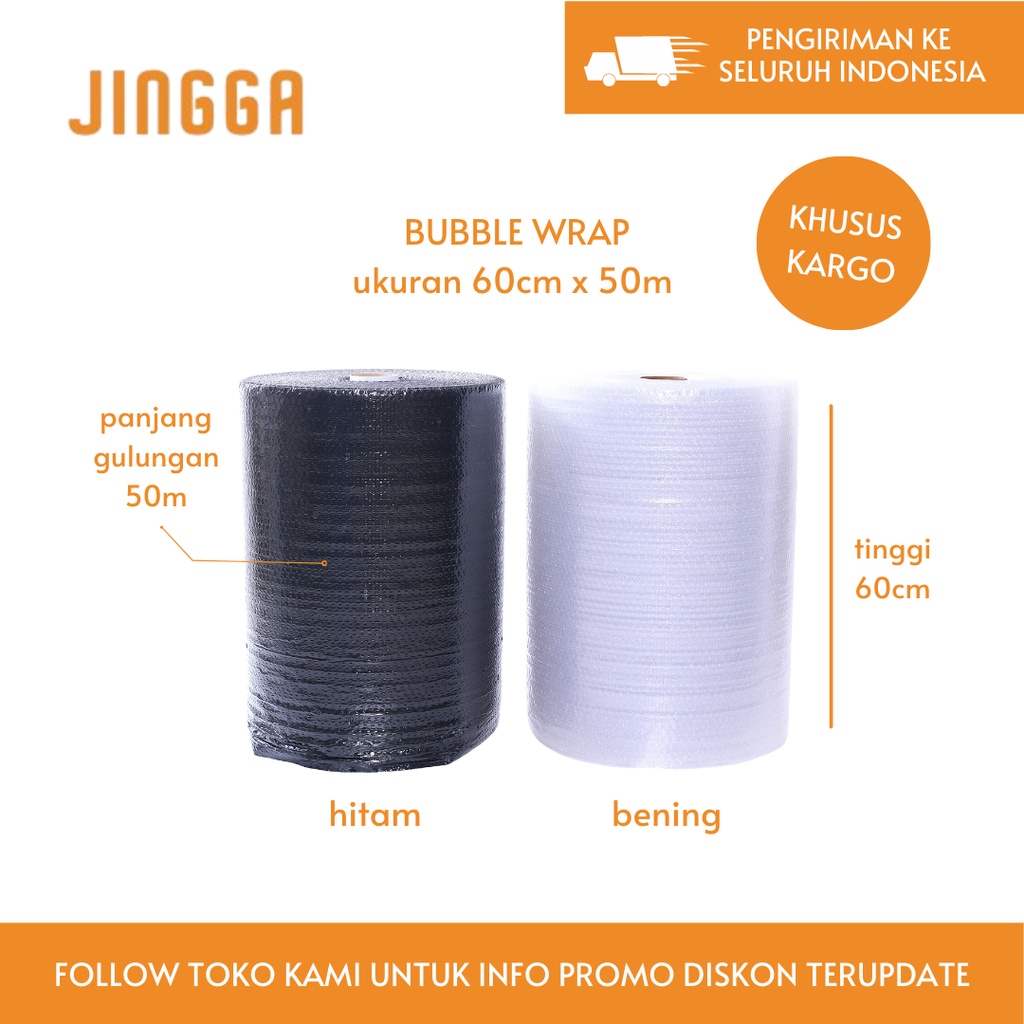 

[KHUSUS KARGO] Bubble Wrap 60cm x 50m