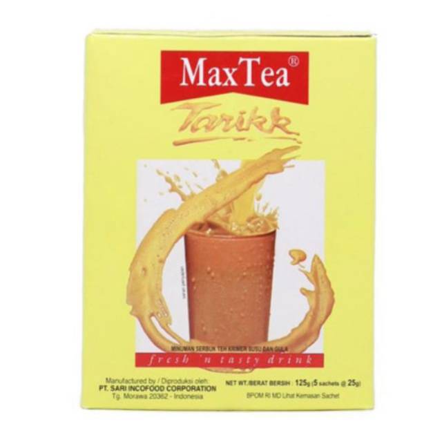 

MAXTEA TARIK 5 X 25GR
