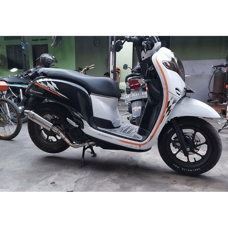 Knalpot Pekajaman Scoopy Fi Original Racing jogjakarta