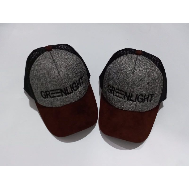 TOPI TRUCKER GREENLIGHT BORDIR