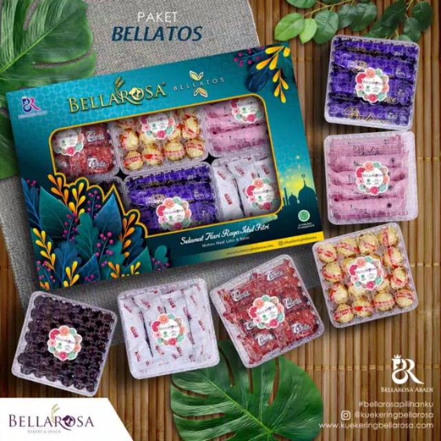 

BELLAROSA Bellatos Edition- (6 Variant) kue kering/kue lebaran/cokelat/biskuit