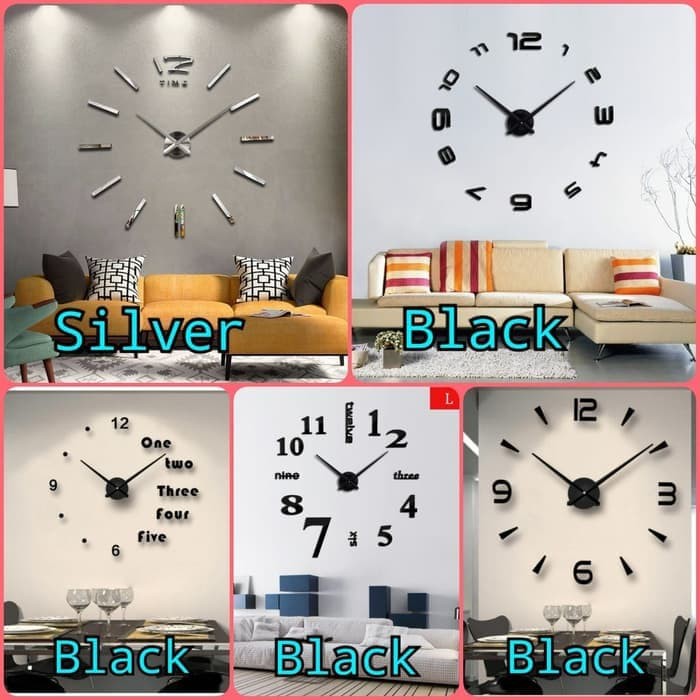 Jam Dinding 3D / Jam Tembok Real 3D