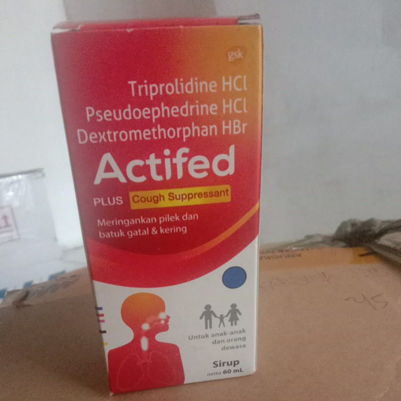 Actifed Merah batuk kering dan pilek
