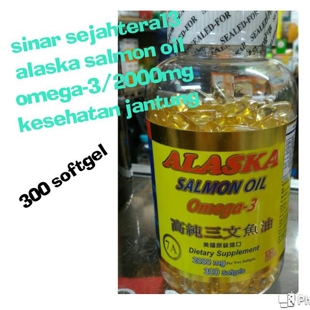 Alaska Salmon Oil Omega 3 Kesehatan Jantung Minyak Ikan Salmon Indonesia