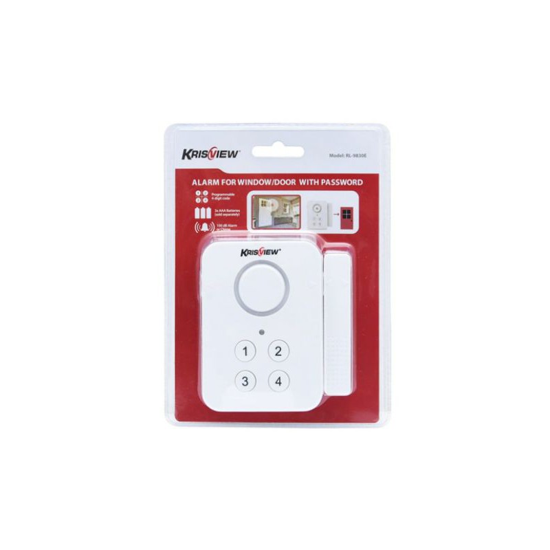 Alarm Pintu/Jendela Krisview Dengan Password - Putih