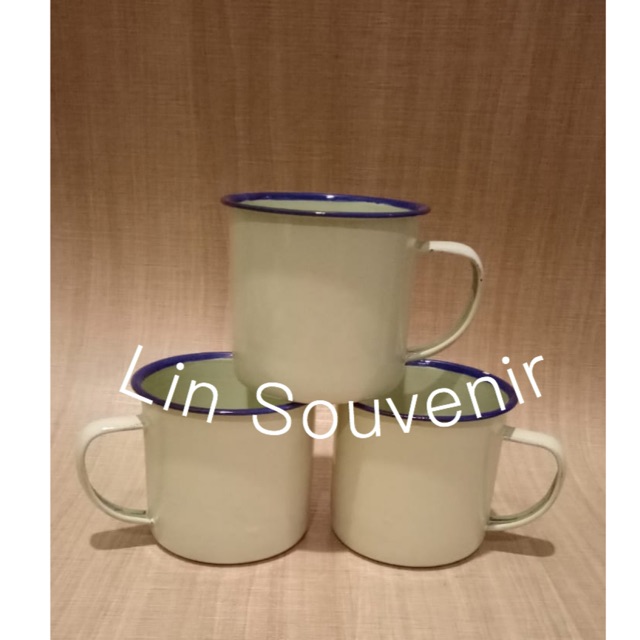 Souvenir Gelas Enamel Polos