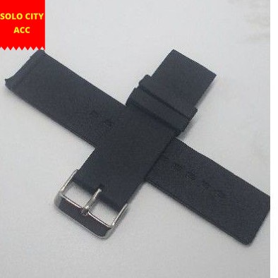 TALI JAM TANGAN SEIKO CITIZENT 22MM 24MM RUBBER SILICONE STRAP SEIKO 22MM 24MM HITAM