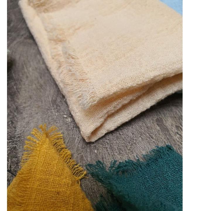 ❋ Props Fotografi - 15 warna Premium Wash Linen Napkin - Napkin Kucel Linen Napkin fotography katun