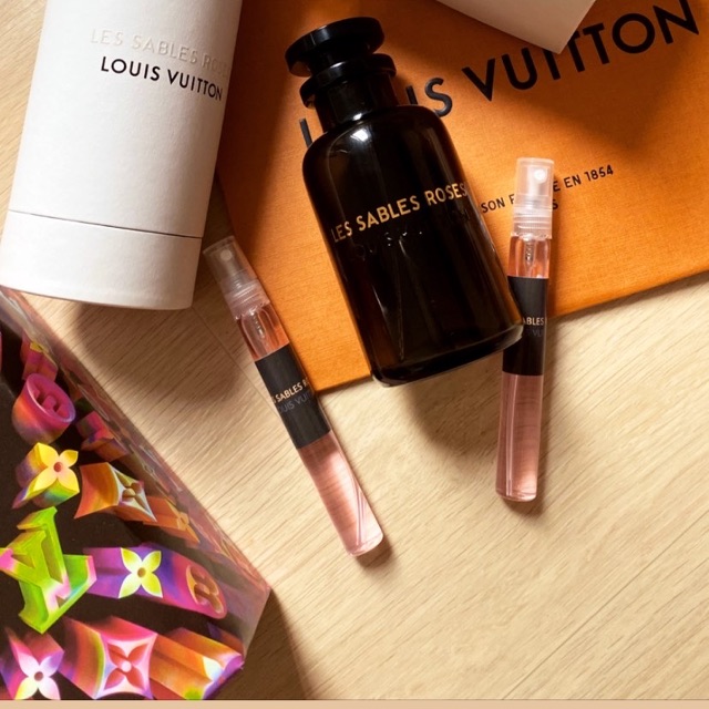share in bottles , LOUIS VUITTON LES SABLES ROSES