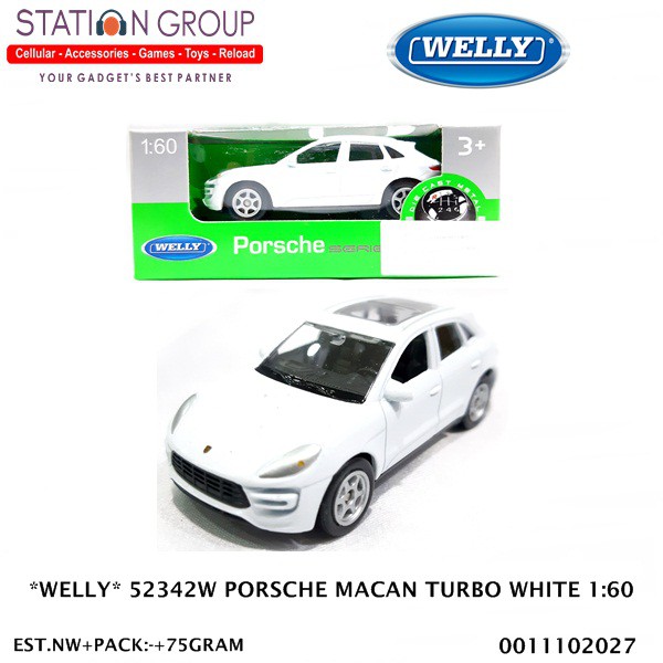 WELLY 52342W PORSCHE MACAN TURBO WHITE 1-60