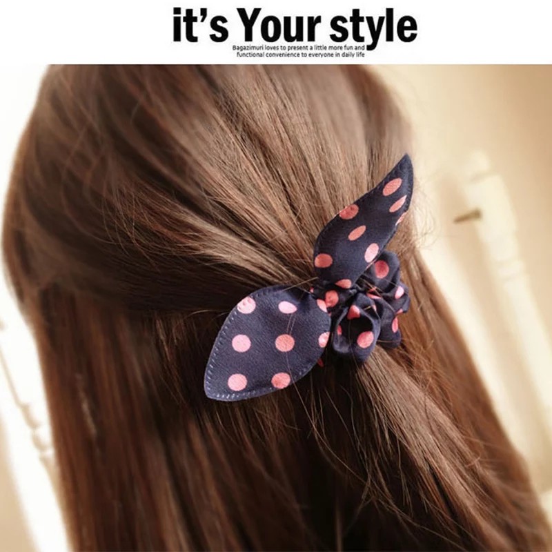 Ikat Rambut Polkadot Lucu Imut hargakawan (a15k)