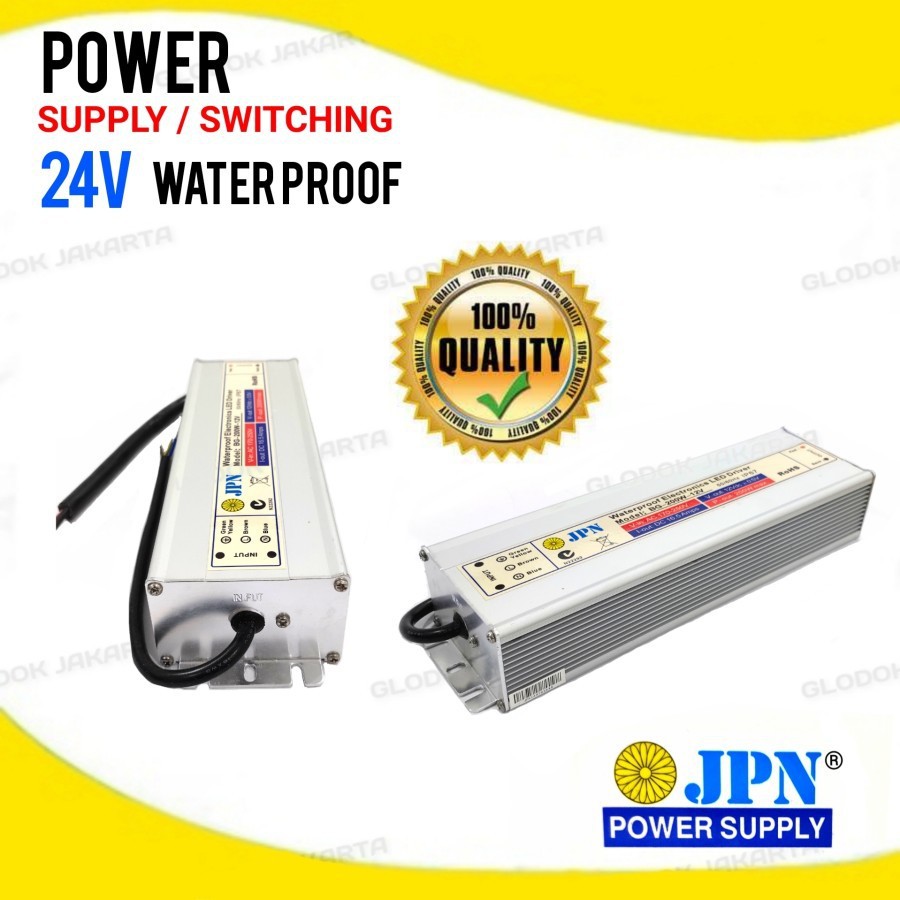 Adaptor Power Supply Switching 24V DC 6A 8A 10A Waterproof CCTV LED