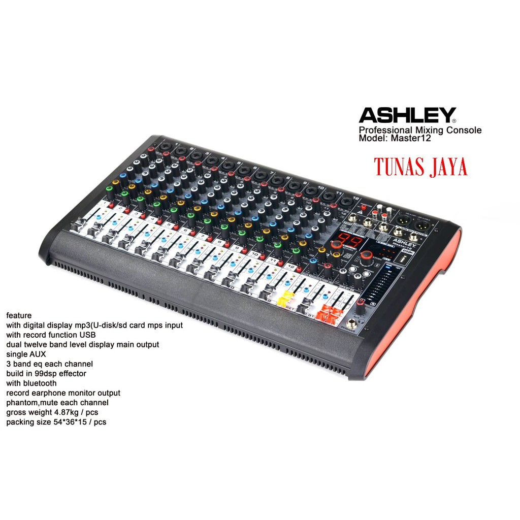 Mixer Ashley MASTER 12 Original Garansi Resmi