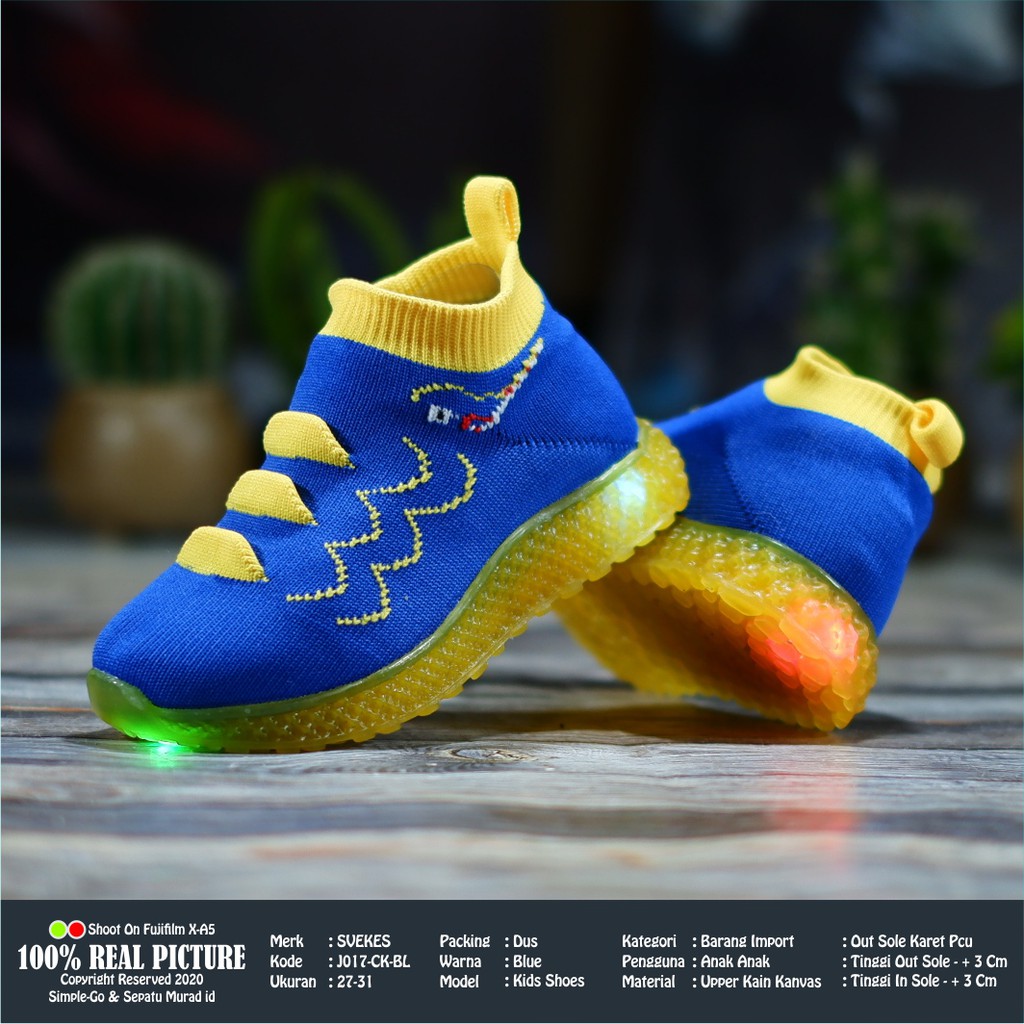 Sepatu import korea anak anak model slipon selop untuk paud SVEKES J021C - J017C 27-31