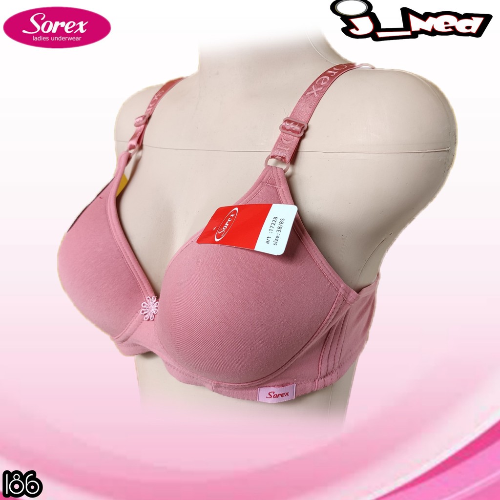 J186 BRA SOREX BUSA TANPA KAWAT BH/BRA SOREX 17228 BRA WANITA SOREX