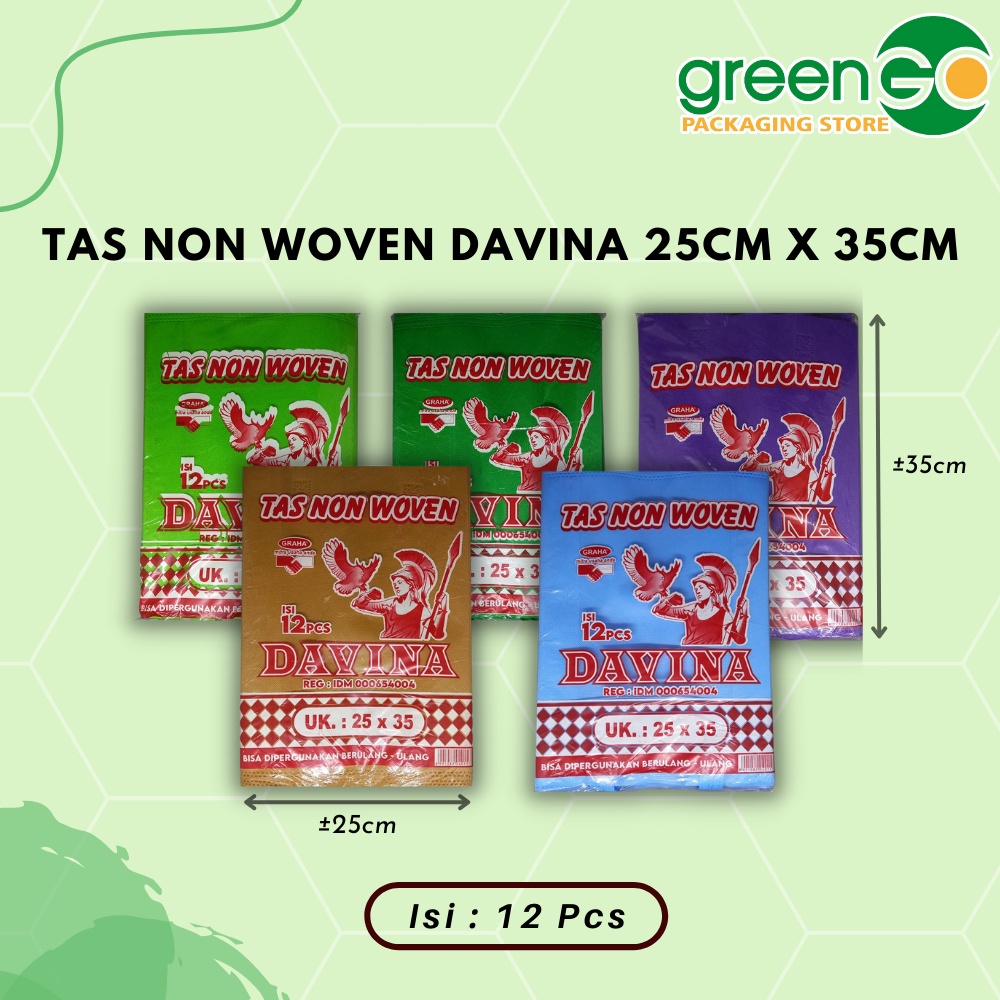 

TAS NON WOVEN 25X35CM 12PCS MERK DAVINA GOODIE BAG WARNA TAS SOUVENIR POLOS MURAH TAS GOODIE BAG BELANJA POLOS UKURAN SEDANG TAS ULANG TAHUN TAS BINGKISAN ACARA SOUVENIR