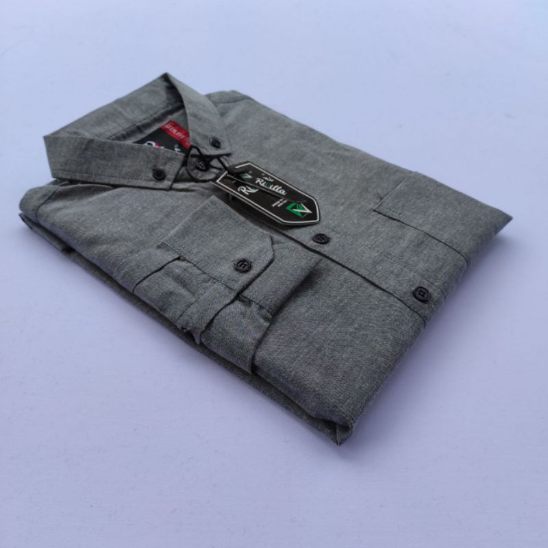 Kemeja Big Size XXL XXXL Original Rivilla premium Quality
