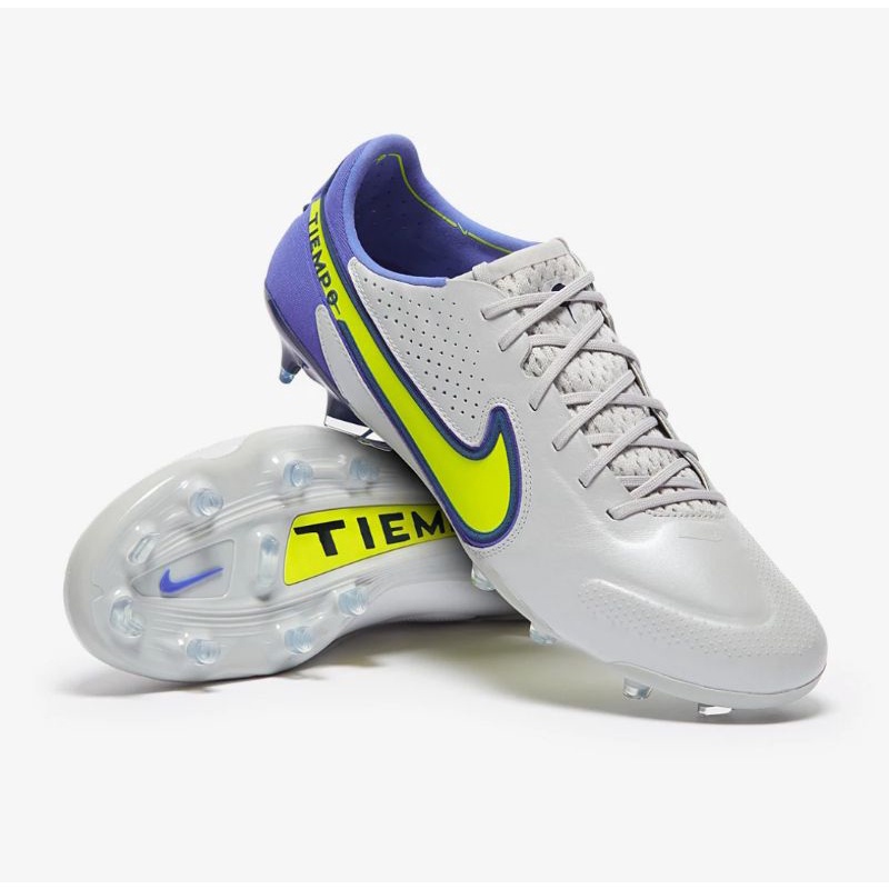 Nike Tiempo Legend 9 Elite FG Grey Fog Shappire CZ8482075 Sepatu Bola Original BNIB New Release
