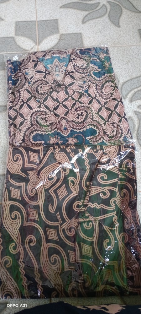 Kemeja Batik Pria Lengan Panjang Motif Terbaru Size M L Xl Xxl