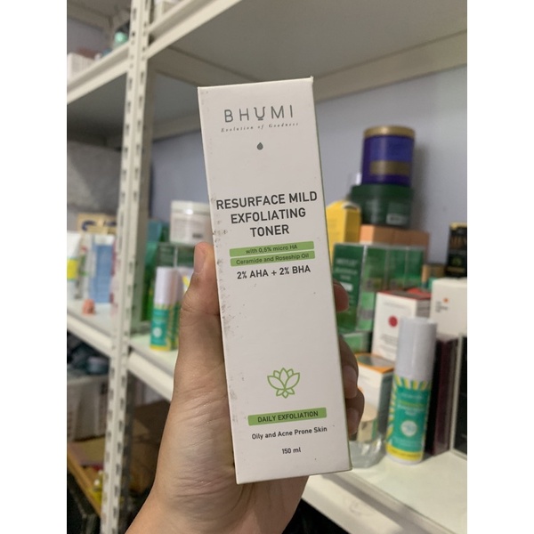Jual BHUMI RESURFACE MILD EXFOLIATING TONER EXFOLIASI MENGANGKAT SEL