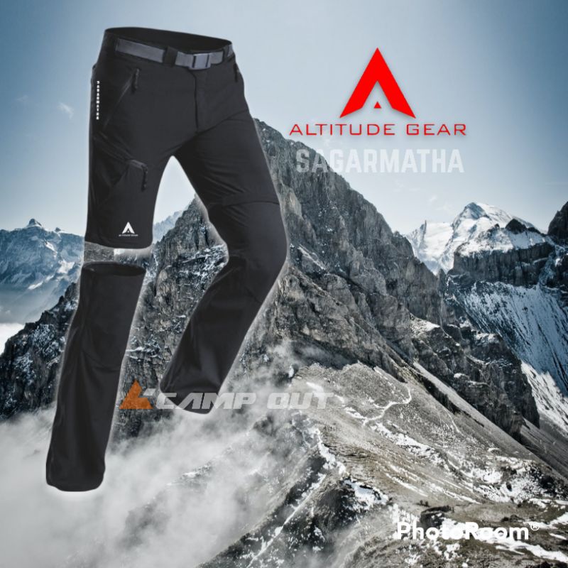 Celana Panjang Pria Wanita Quick Dry Stretch | Celana gunung panjang Altitude Gear Sagarmatha  outdoor Gunung Sambung | Celana Gunung Quick Dry Model Sambung 2 IN 1 Pria Wanita Celana Outdoor