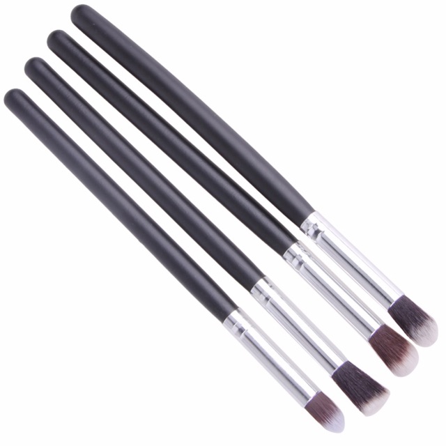 Blending Eyeshadow Make Up Brush 4 PCS  - Black