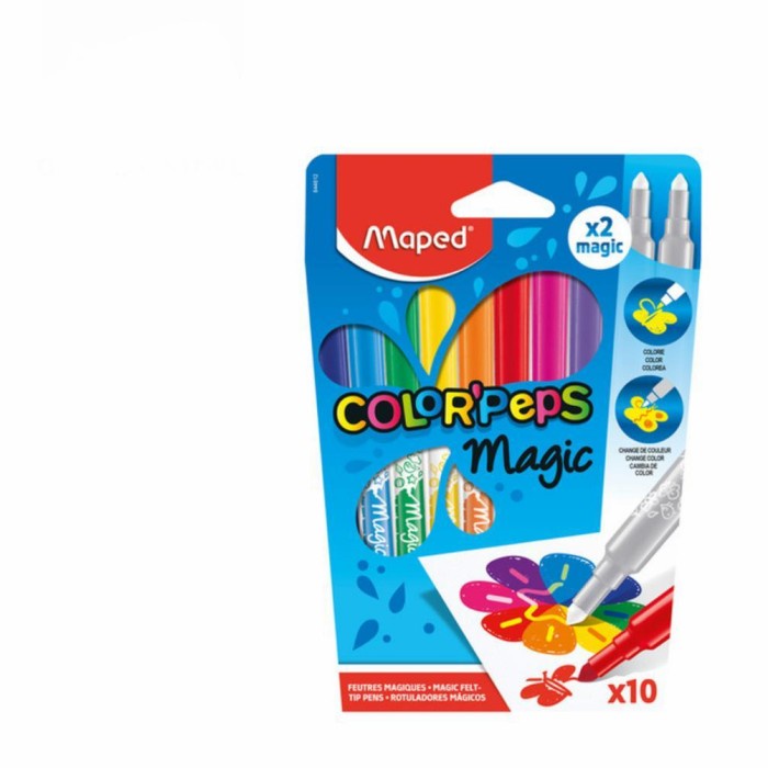 

Limited Maped Felt Pen Magic 10 Pc Marker Spidol Ajaib Berubah Warna Cardboard Terbatas