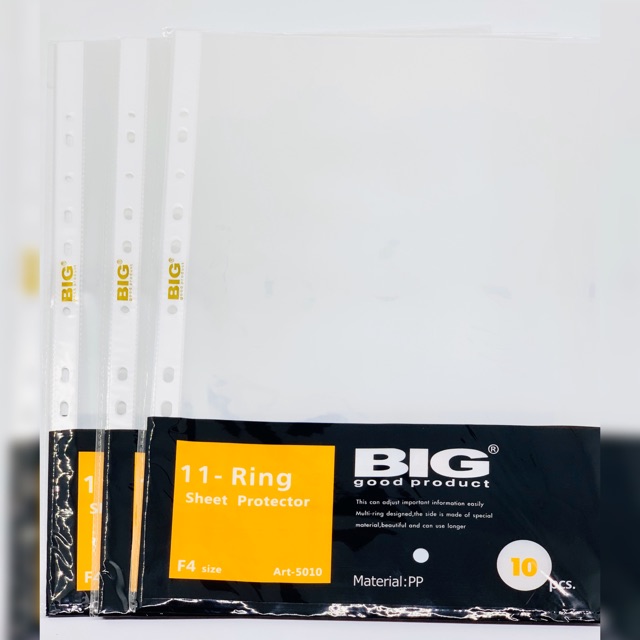 

SHEET PROTECTOR F4 BIG / PP POCKET - 10 pc