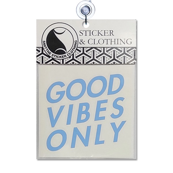 Stiker GOOD VIBES ONLY Cutting Sticker Aksesoris Mobil Motor